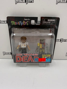 Diamond Select Toys The Walking Dead Minimates Rick Grimes & Vacation Zombie (SDCC Exclusive)