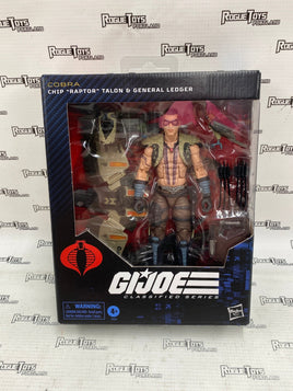GI JOE Classified Deluxe Chip “Raptor” Talon & General Ledger