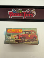 Lesney Matchbox Superfast No. 53 CJ-6 Jeep