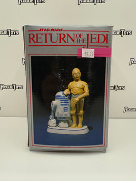 Sigma Star Wars: Return of the Jedi C-3PO and R2-D2 Hand Painted Bisque Porcelain Figurine