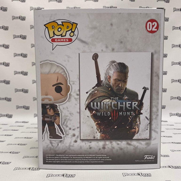 Funko POP! Games The Witcher: Wild Hunt Geralt (GameStop Exclusive) - Rogue Toys