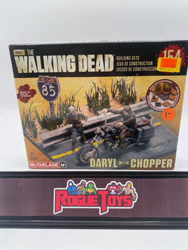 McFarlane Toys The Walking Dead Building Sets Daryl with Chopper (Opened)