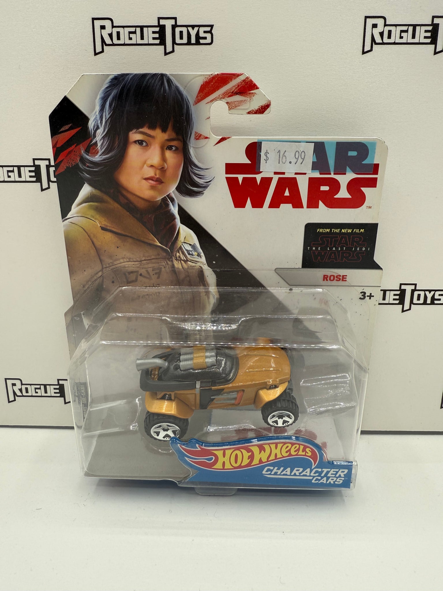 Mattel Hot Wheels Character Cars Star Wars: The Last Jedi Rose Mattel Hot Wheels Character Cars Star Wars: The Last Jedi Rose
