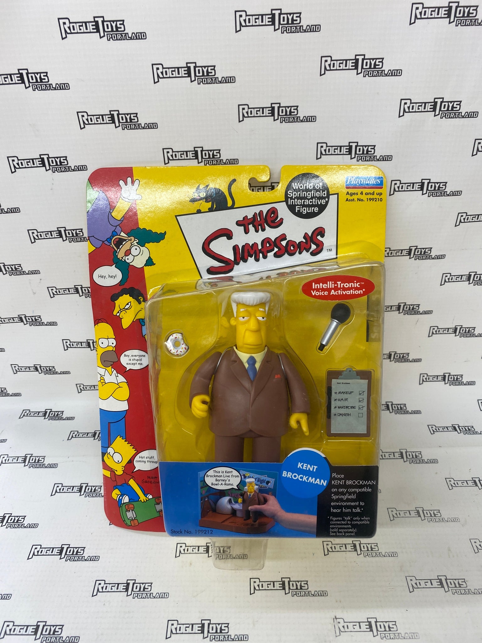 Playmates The Simpsons Series 5 Kent Brockman| Rogue Toys