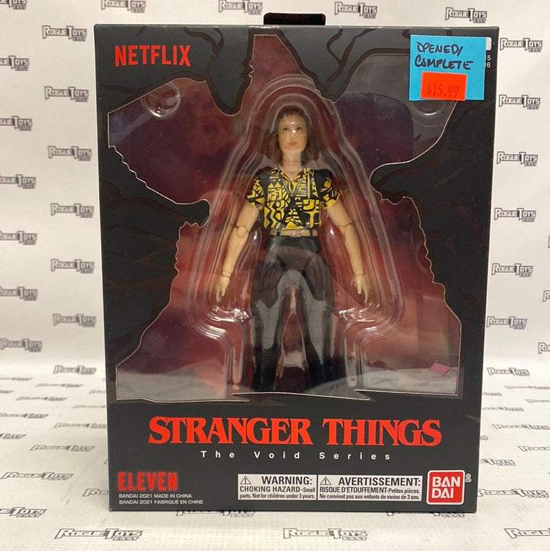 Stranger Things Void Series Eleven Action Figure Set with Cassette Bundle 