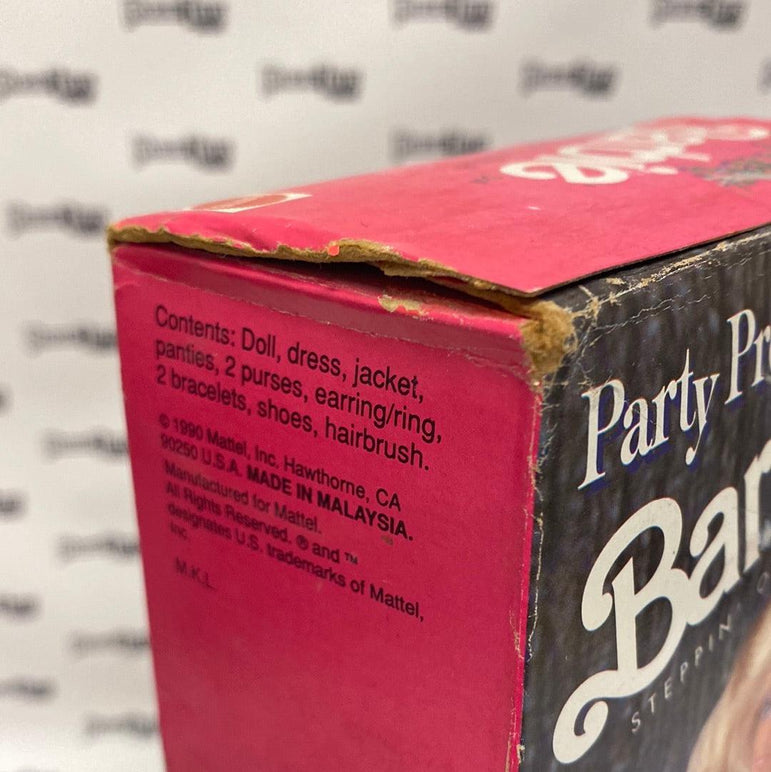 Mattel 1990 Barbie Party Pretty Doll - Rogue Toys