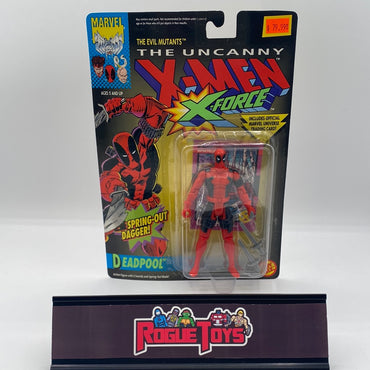 ToyBiz 1992 Marvel X-Men X-Force Deadpool w/ Spring-Out Dagger Rookie Figurine