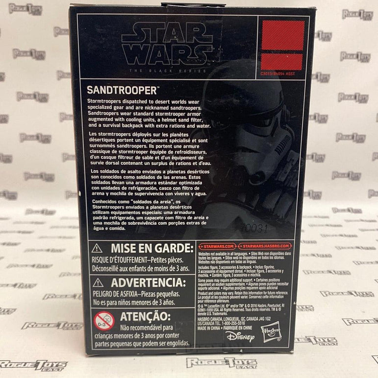 Hasbro Star Wars The Black Series Sandtrooper - Rogue Toys