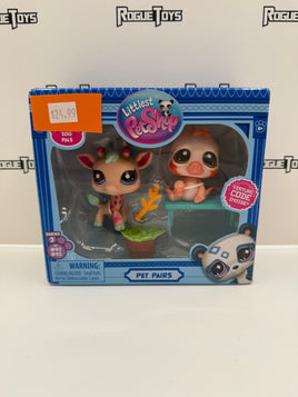 Hasbro Littlest Pet Shop Pet Pairs Series 2 Zoo Pals G7 #92 & #93