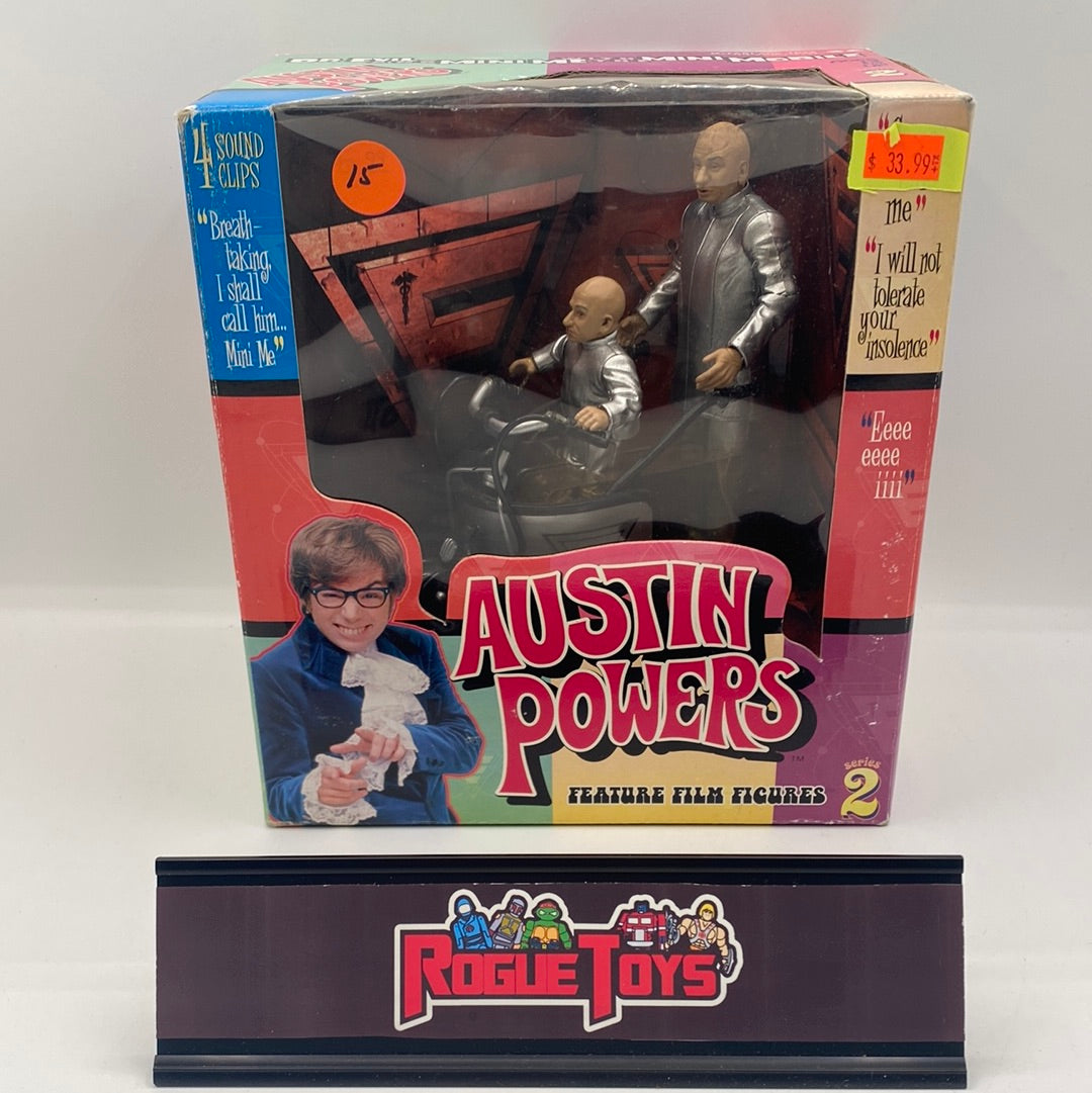 McFarlane Toys Austin Powers Feature Film Figures Series 2 Dr. Evil and Mini Me with Mini Mobile