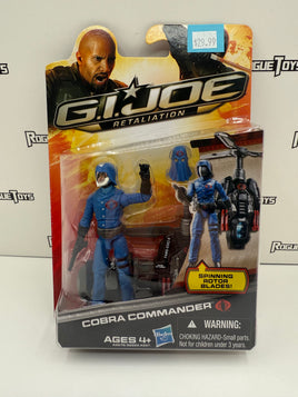 Hasbro G.I. Joe Retaliation Cobra Commander (Spinning Rotor Blades!)