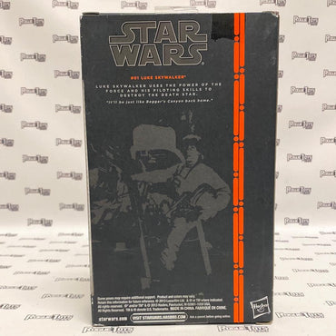 Hasbro Star Wars The Black Series Orange Line #01 Luke Skywalker