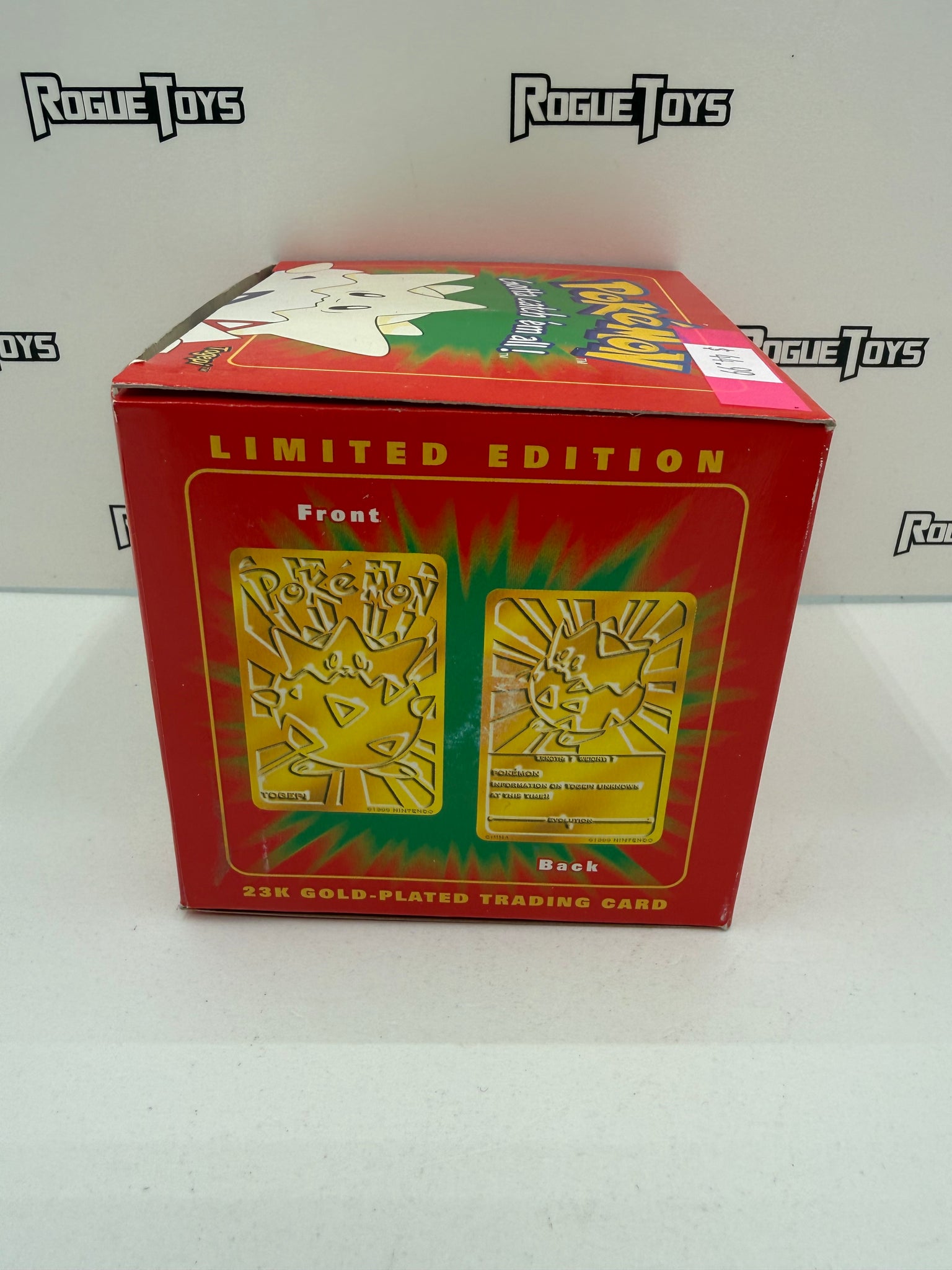 Nintendo Pokémon 23k Gold-Plated Trading Card Togepi| Rogue Toys