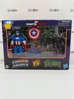 Hasbro Marvel Legends GamerVerse Captain America vs Venom
