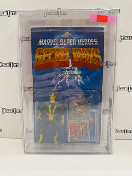 Mattel (Spain) Marvel Super Heroes Secret Wars Electro with his Secret Shield (AFA 85 NM+)