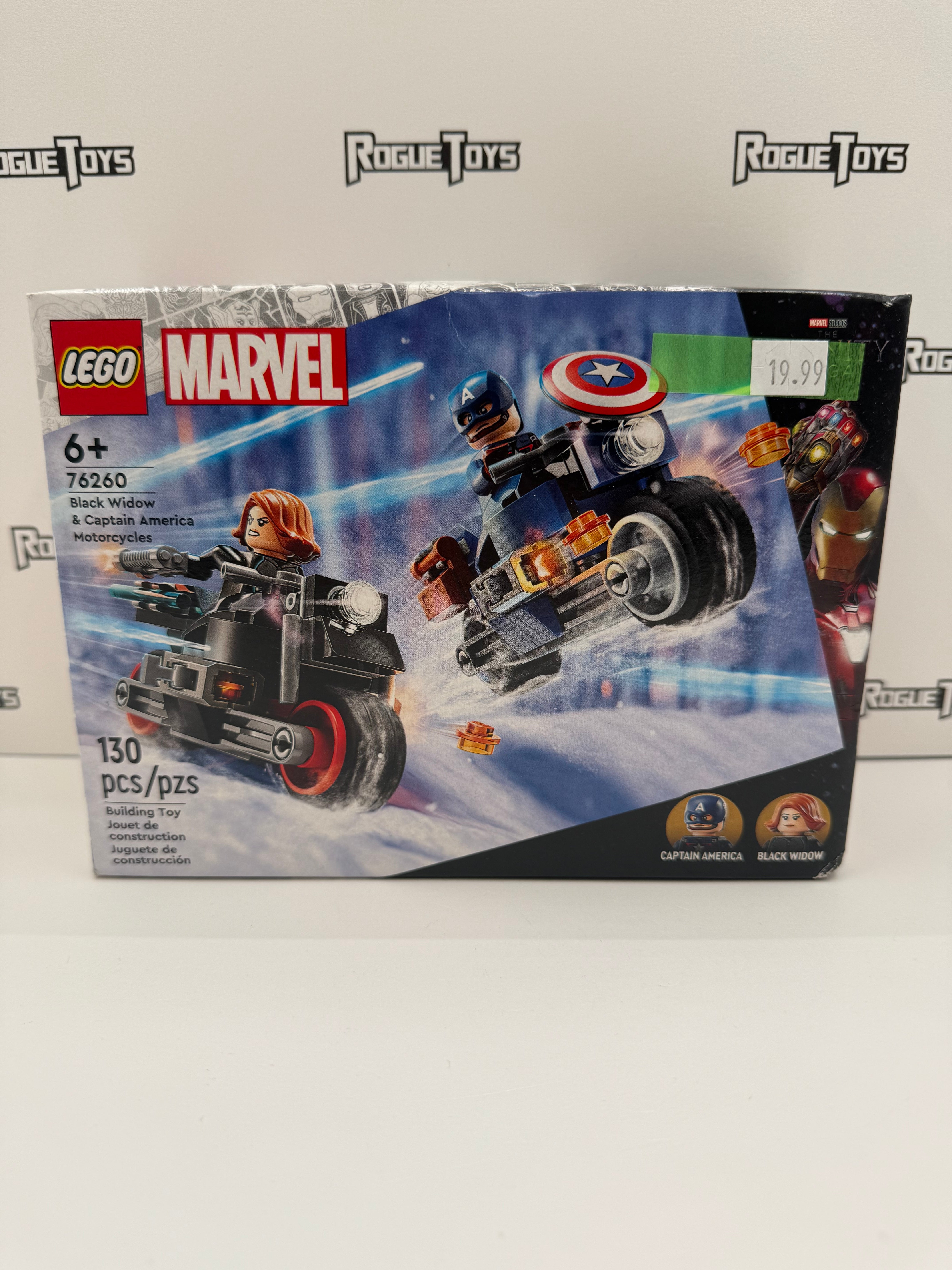 LEGO Marvel 76260 Black Widow & Captain America Motorcycles| Rogue
