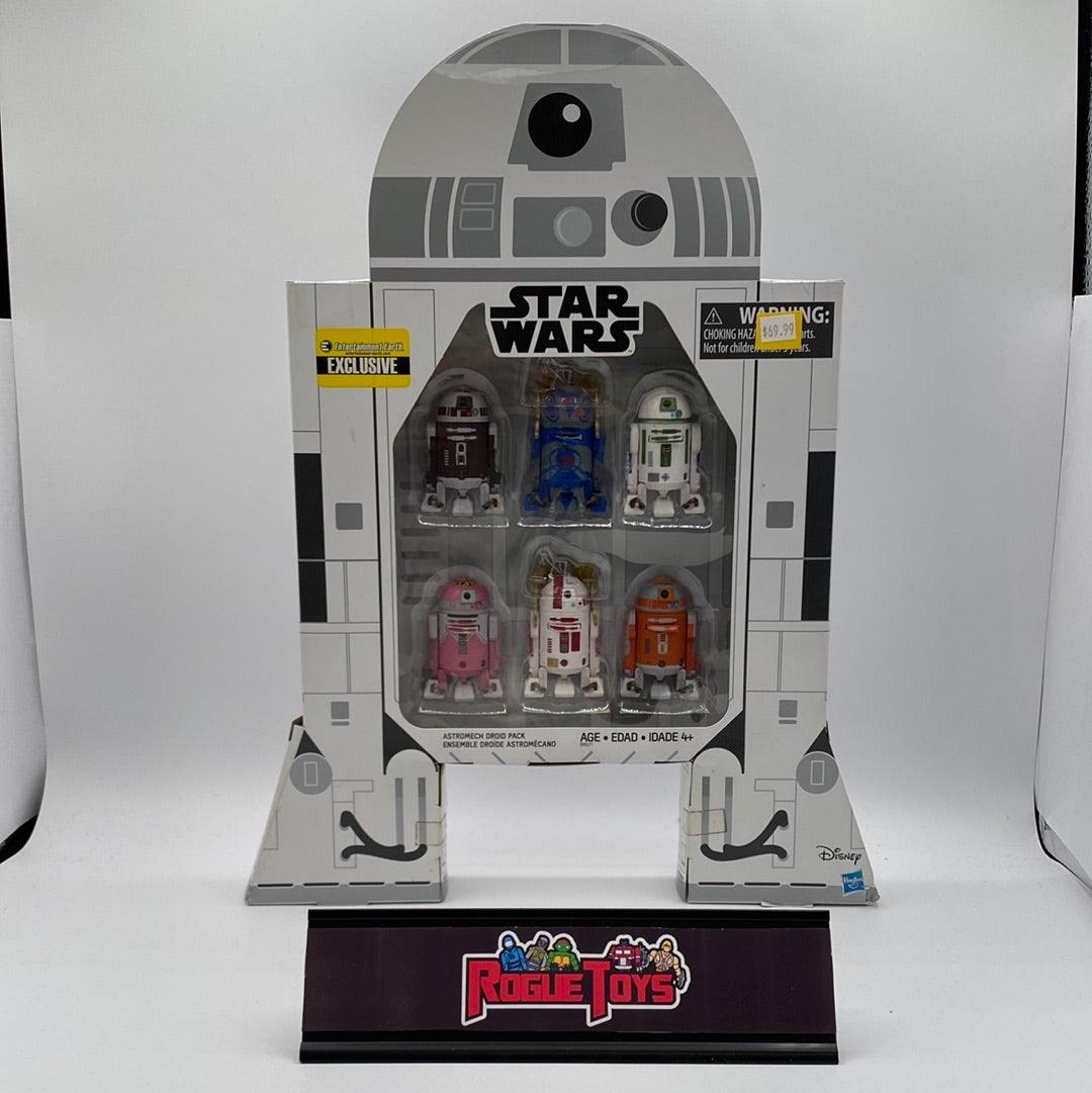 Hasbro Star Wars Astromech Droid Pack Jabba’s Bartender | R7-F5 | QT-KT | R7-D4 | R2-C2 | R2-A5 (Entertainment Earth Exclusive)