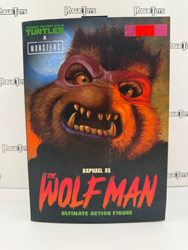 NECA Reel Toys Teenage Mutant Ninja Turtles (TMNT) x Universal Monsters Raphael as The Wolf Man Ultimate Action Figure