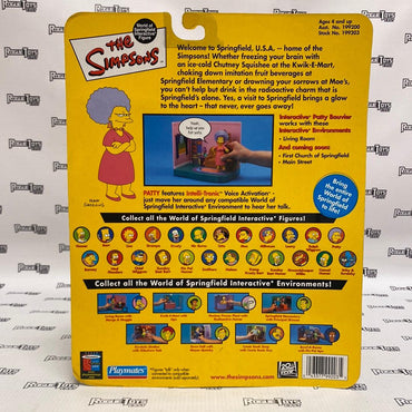 Playmates The Simpsons World of Springfield Interactive Figure Series 4 Patty Bouvier - Rogue Toys