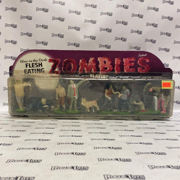 Accoutrements Glow-in-the-Dark Flesh Eating Zombies Playset