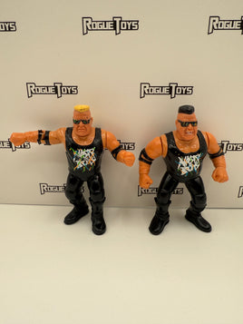 Hasbro WWF Series 4 Nasty Boys: Brian Knobs with Nasticizer! & Jerry Sags with Punk Pounder!