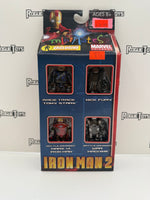 Diamond Select Toys Marvel Universe Minimates Iron Man 2 Race Track Tony Stark / Nick Fury / Battle Damaged Mark VI Iron Man / Battle Damaged War Machine 4-Pack (Action Figure Xpress Exclusive)