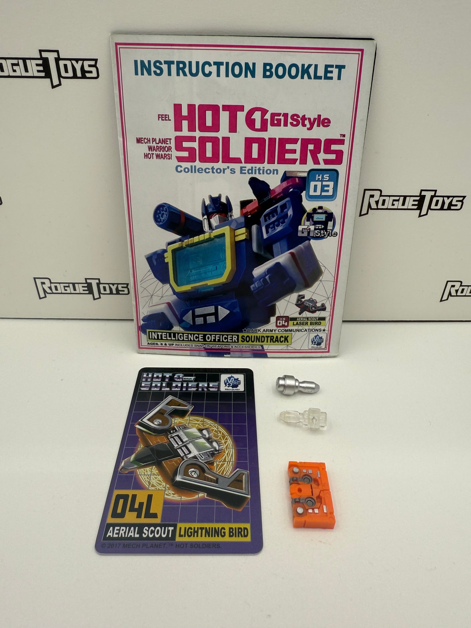 Mech Planet Hot Soldiers G1 Style Collector's Edition H.S 03