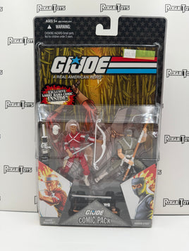 Hasbro G.I. Joe A Real American Hero (ARAH) Comic Pack Arashikage Leader Hard Master & Ninja Apprentice Snake Eyes