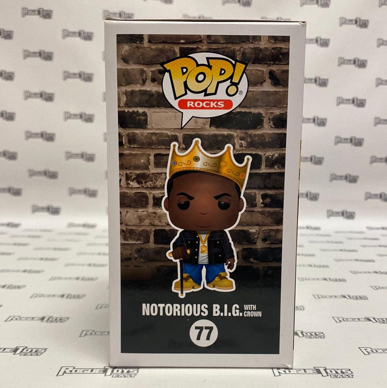 Funko POP! Rocks The Notorious B.I.G. Notorious B.I.G. with Crown - Rogue Toys