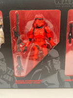 Hasbro Star Wars The Black Series Sandtrooper Sergeant | Crimson Stormtrooper | Lieutenant Oxixo | R2-Q5 (Entertainment Earth Exclusive)