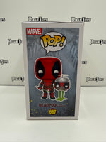 Funko POP! Marvel Zombies Deadpool with Headpool (Marvel Collector Corps Exclusive)