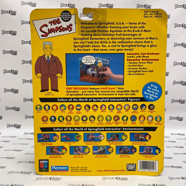 Playmates The Simpsons World of Springfield Interactive Figure Series 5 Kent Brockman - Rogue Toys