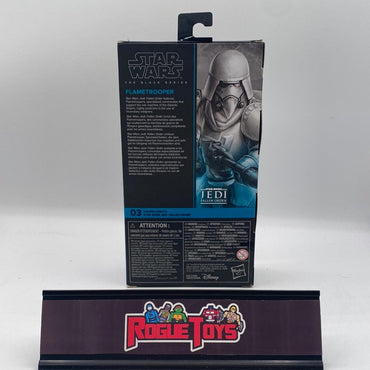 Hasbro Star Wars The Black Series Gaming Greats Star Wars Jedi: Fallen Order Flametrooper - Rogue Toys