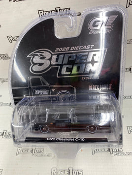 Green Light 2026 Super Con Exclusive Black Bandit 1972 Chevrolet C-10
