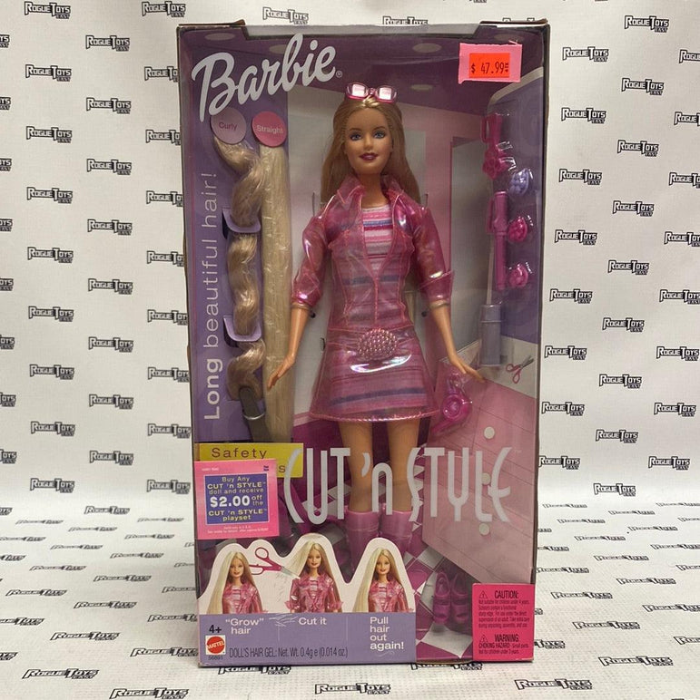 Mattel 2002 Barbie Cut ‘n Style Doll
