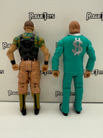 Mattel WWE Basic Flashback Series 1 Sgt. Slaughter & The Million Dollar Man (Walmart Exclusives)