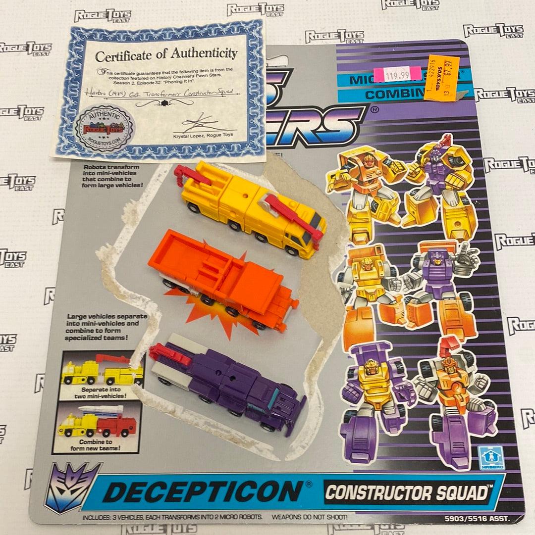 Hasbro 1989 Transformers Decepticon Constructor Squad - Rogue Toys