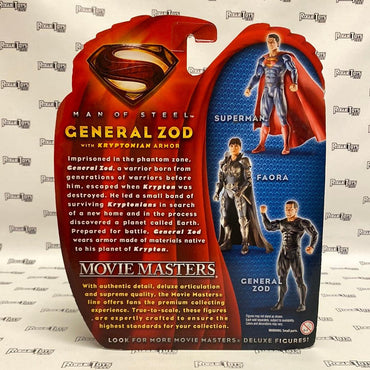 Mattel DC Comics Movie Masters Man of Steel General Zod with Kryptonian Armor - Rogue Toys