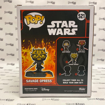 Funko POP! Star Wars Red Saber Series Volume 1: Savage Opress (Glows in the Dark) (GameStop Exclusive) - Rogue Toys