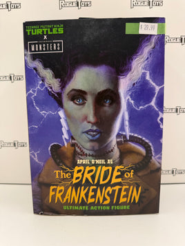 NECA Teenage Mutant Ninja Turtles (TMNT) x Universal Monsters April O’Neil as The Bride of Frankenstein Ultimate Action Figure