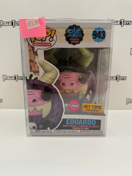 Funko POP! Animation Foster’s Home For Imaginary Friends Eduardo (Flocked) (Hot Topic Exclusive)