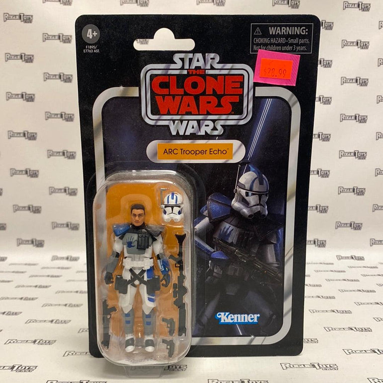 Star Wars The Vintage Collection ARC Trooper Echo Toy, 3.75-Inch-Scale Star  Wars: The Clone Wars Figure, Ages 4 and Up - Star Wars
