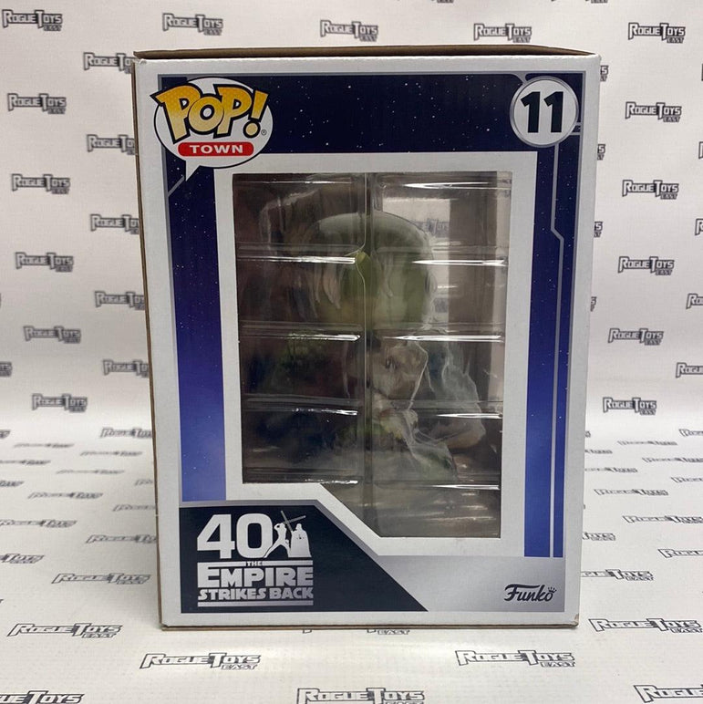 Funko POP! Town Star Wars The Empire Strikes Back 40th Anniversary Dagobah Yoda with Hut - Rogue Toys