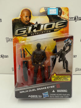 Hasbro G.I. Joe Retaliation Ninja Duel Snake Eyes (Zip Line Launches for Sky-High Battle Action!)