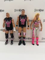 Mattel WWE Elite Collection Series 7 Tyson Kidd & David Hart Smith INCLUDING Basic Series 9 Natalya