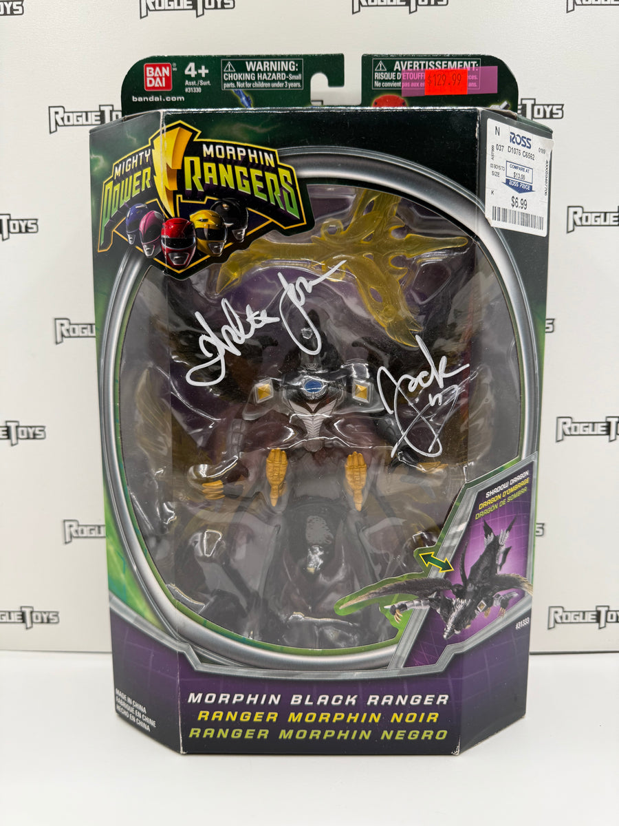 Bandai Mighty Morphin Power Rangers Morphin Black Ranger (Autographed ...