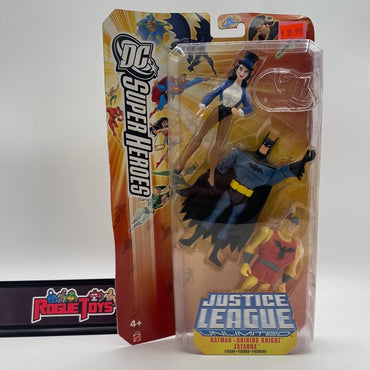 Mattel DC Super Heroes Justice League Unlimited Batman | Shining Knight | Zatanna - Rogue Toys