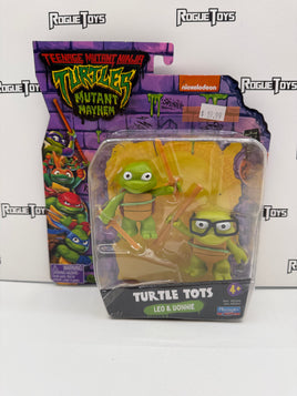 Playmates Nickelodeon Teenage Mutant Ninja Turtles (TMNT): Mutant Mayhem Turtle Tots Leo & Donnie