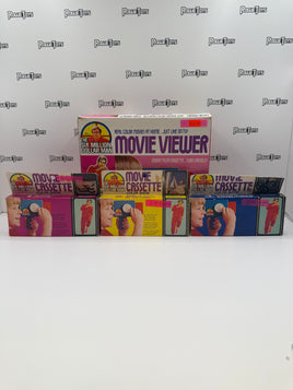 Kenner The Six Million Dollar Man 4-Piece Set / Movie Viewer + 3 Cassettes