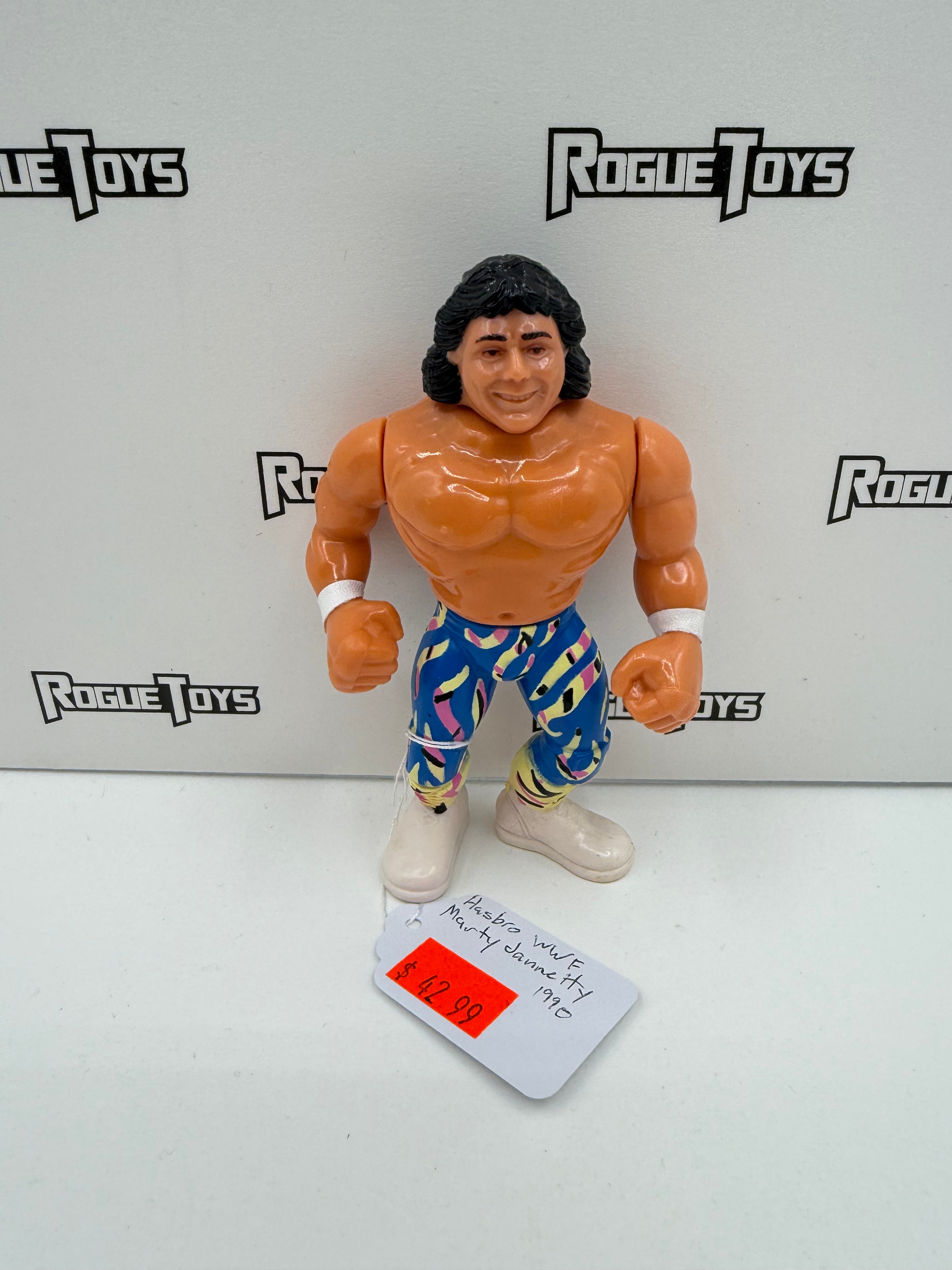 Hasbro WWF Series 10 Marty Jannetty with Jannetty Jam!| Rogue Toys